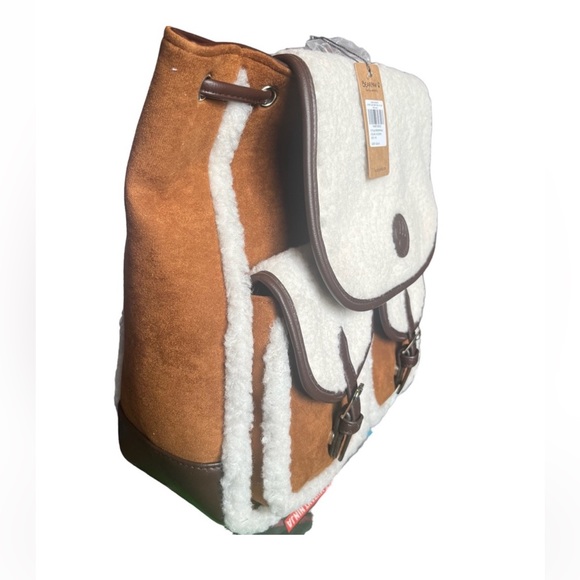 NWT Bearpaw, Full Backpack, Faux Suede & Shearling, In Hickory FINAL PRICE ♥️♥️ - Picture 4 of 8